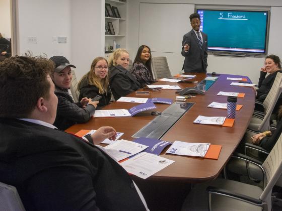 Students in Class Learning Environment